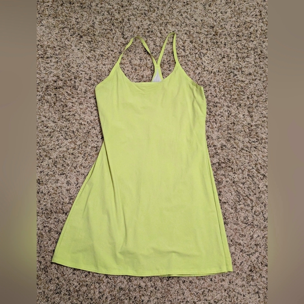 Outdoor Voices Exercise Dress in Wasabi